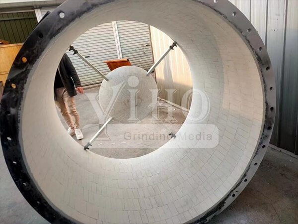 Ceramic lined impeller