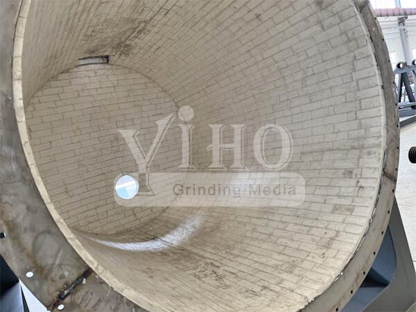 Large Volume Ball Mill liner project