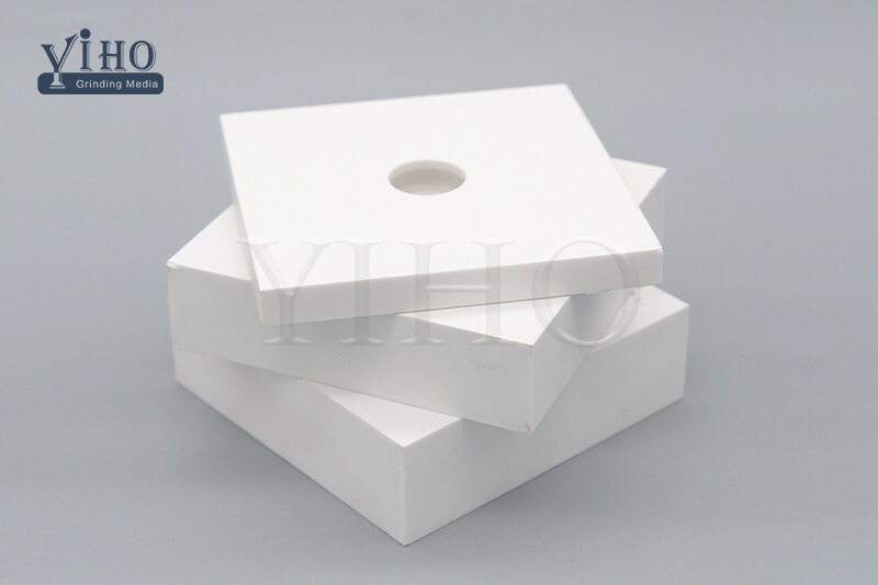 Coal Mining Ceramic Perforated Lining Plate Weldable Tile