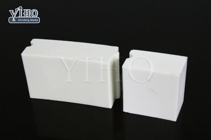 Ceramic Ball mill lining 95% Zirconia Brick