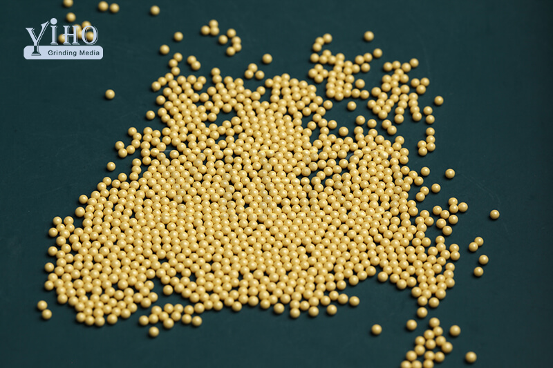 80 Cerium Stabilized Ceramic Grinding Media Balls , High Shear Sand Mill Grinding Media