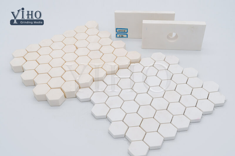 Al2O3 92% 95%Alumina Ceramic Hexagonal Tiles Mosaic Tiles