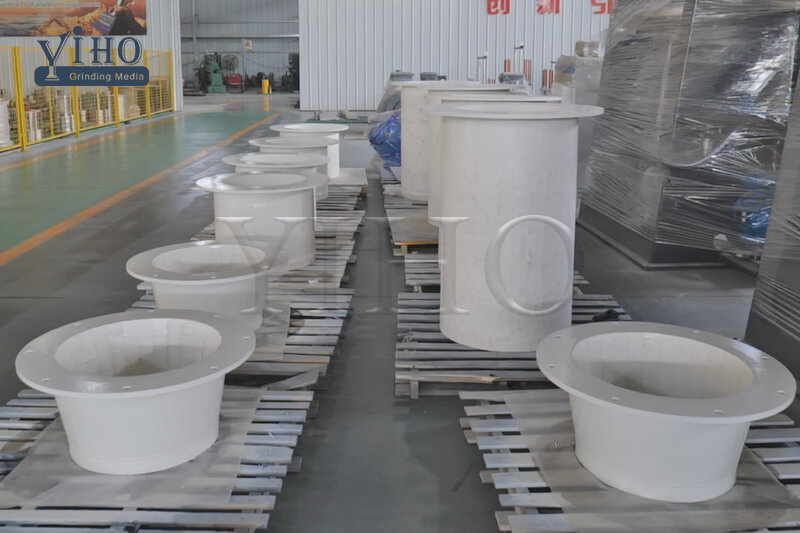 Cyclone lined Eigineered ceramics
