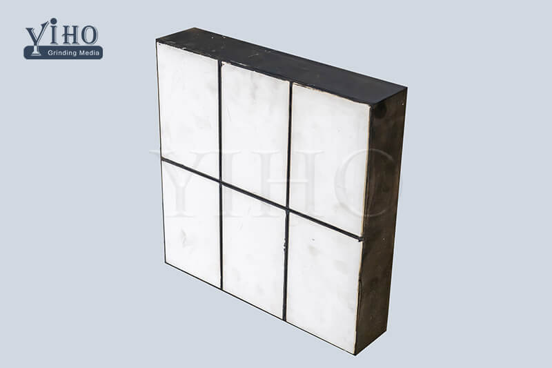 HEAVY WEAR PROTECTION Ceramic/rubber lining material